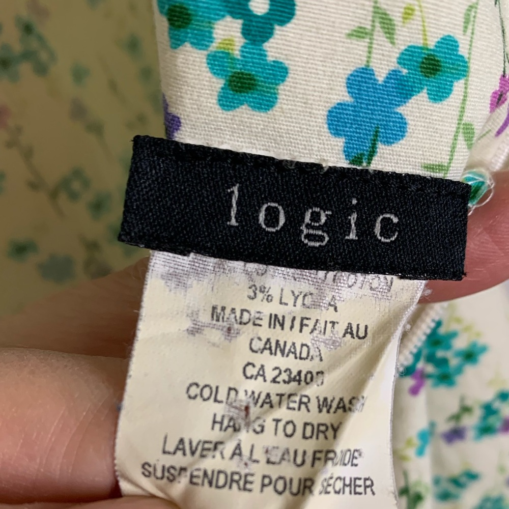 LOGIC🇨🇦COTTON DRESS VINTAGE - Picture 8 of 8